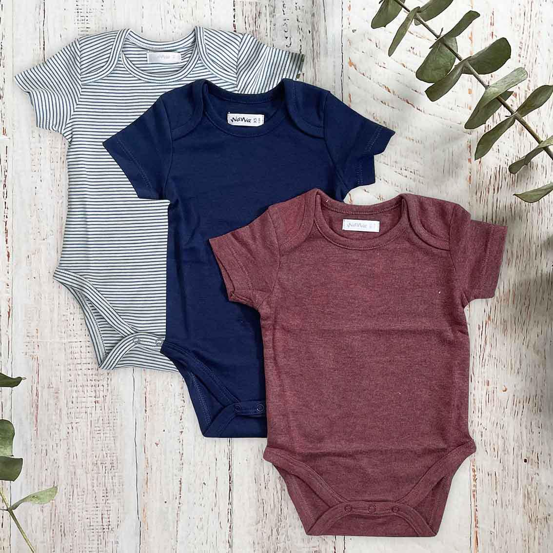 PACK X 3 M/C BODYS NIÑO